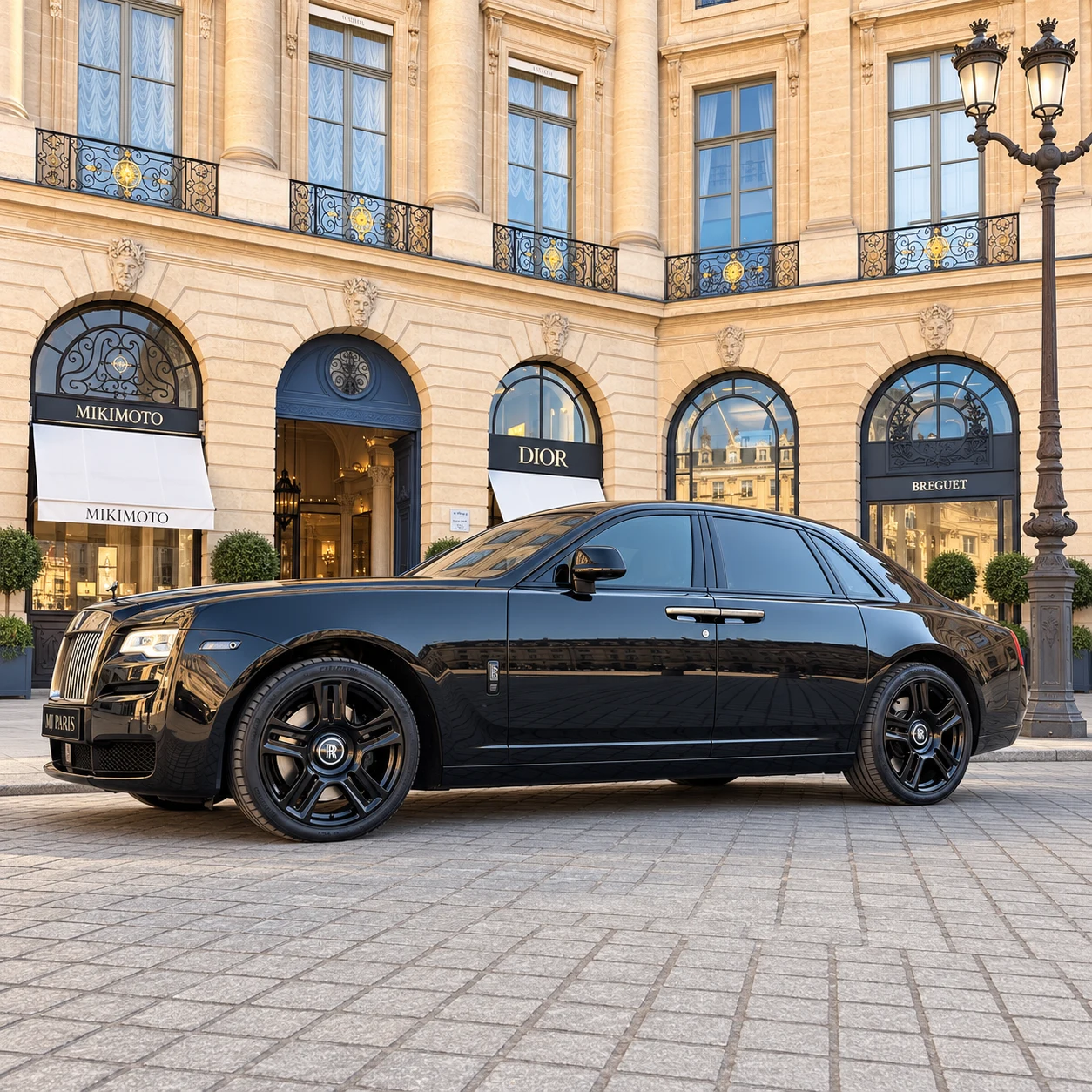 Rolls-Royce Ghost — profil extérieur à Paris