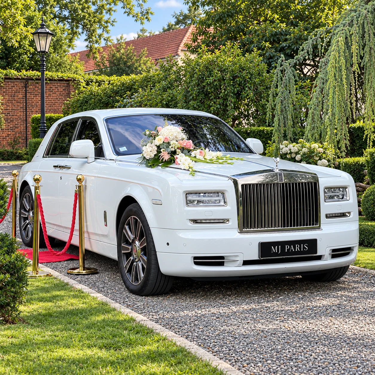 Rolls-Royce Phantom 2 — voiture avec décoration florale